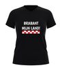 foto 7 Brabant mijn land shirt v-hals trots brabant  rood wit geblokt