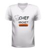 foto 6 Chef kroket v hals shirt grappig food shirt met kroket print