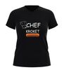foto 7 Chef kroket v hals shirt grappig food shirt met kroket print