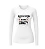 foto 2 Dames longsleeve hiep hiep hoera ik word tante origineel aankondiging shirt cadeau voor aanstaande tante