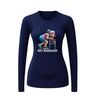 foto 3 Dames longsleeve met pensioen oude dame met rollator afbeelding