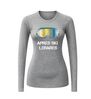 foto 4 Dames longsleeve met tekst après ski lerares en ski bril print