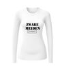 foto 2 Dames Longsleeve zware meiden stoer statement shirt voor vrouwen met lef