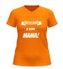 foto 3 Dames v-hals shirt hiep hiep hoera ik word mama zwangerschap shirt mama to be  zwangerschaps aankondiging