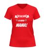 foto 4 Dames v-hals shirt hiep hiep hoera ik word mama zwangerschap shirt mama to be  zwangerschaps aankondiging