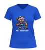 foto 2 Dames v-hals shirt met pensioen grappig t-Shirt met dame en scootmobiel