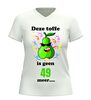 foto 12 Deze toffe peer is geen 49 meer  50 Jaar verjaardag shirt v-hals met coole peer afbeelding