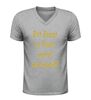 foto 5 Dit feest is fout maar wel goud v-hals shirt gouden glitter t-shirt met feesttekst