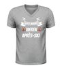 foto 5 Echte mannen vieren après-ski v-hals shirt heren grappig wintersport t-shirt