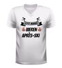 foto 6 Echte mannen vieren après-ski v-hals shirt heren grappig wintersport t-shirt