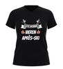 Echte vrouwen vieren après-ski v-hals shirt dames  grappig wintersport shirt