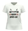 foto 6 Echte vrouwen vieren après-ski v-hals shirt dames  grappig wintersport shirt