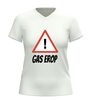 foto 12 Gas erop v-hals shirt Nederlands tekst t-shirt