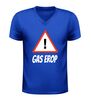 foto 2 Gas erop v-hals shirt Nederlands tekst t-shirt