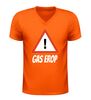foto 3 Gas erop v-hals shirt Nederlands tekst t-shirt