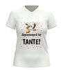 foto 6 Gepromoveerd tot Tante dames v-hals shirt leuk aankondigingsshirt