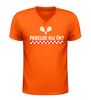 foto 3 Grappig padel T-shirtje V-hals PADELDE GIJ ÔK?