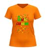 foto 9 Heren v-hals t-shirt koning carnaval rood groen geel confetti carnaval shirt