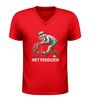 foto 4 Heren v-hals t-shirt met pensioen grappig shirt met oude man en rollator Afbeelding