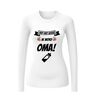 foto 2 Hiep hiep hoera ik word oma longsleeve dames feestelijk shirt met lange mouwen