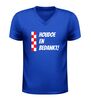 foto 2 Houdoe en bedankt V-Hals shirt brabant rood-wit geblokt design