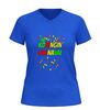 foto 2 Koningin Carnaval v hals t-shirt grappig kleurrijk carnaval Shirt