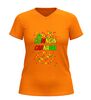 foto 3 Koningin Carnaval v hals t-shirt grappig kleurrijk carnaval Shirt