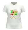 foto 6 Koningin Carnaval v hals t-shirt grappig kleurrijk carnaval Shirt