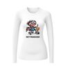 foto 2 Lange mouwen t-shirt dames met pensioen grappig shirt met oude dame en scootmobiel