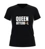 foto 1 Queen bitterbal v-hals shirt dames met bitterbal afbeelding humor en snackliefde