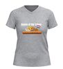 foto 5 Queen of the frituur v-hals shirt humor shirt met patat frikandel en bitterbal