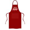 foto 2 Schort trotse brabander rood-wit geblokt brabant design