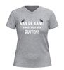 foto 11 Shirtje V-hals aan de kant ik moet naar mijn duiven!