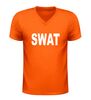 foto 3 Stoer SWAT v hals shirt  dames en heren perfect voor themafeesten