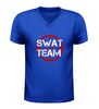 foto 2 SWAT team V-Hals Shirt  T-Shirt met Vizier Print