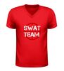 foto 4 SWAT team V-Hals Shirt  T-Shirt met Vizier Print