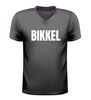 T-shirtje V-hals opdruk Bikkel