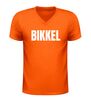 foto 3 T-shirtje V-hals opdruk Bikkel