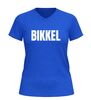 foto 8 T-shirtje V-hals opdruk Bikkel