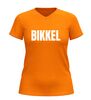 foto 9 T-shirtje V-hals opdruk Bikkel