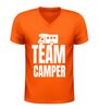 foto 3 Team camper v-hals shirt  voor echte camper liefhebbers