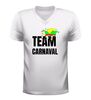 foto 6 Team carnaval v hals shirt voor dames en heren carnaval outfit