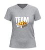 foto 11 Team friet of patat v-hals shirt humor shirt met friet in bakje