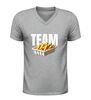 foto 5 Team friet of patat v-hals shirt humor shirt met friet in bakje