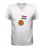 foto 6 V-hals bitterbal t-shirt met Hollandse vlag Hollands design
