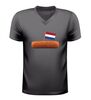 V-hals kroket t-shirt met Hollandse vlag  Hollands design