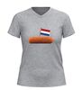 foto 11 V-hals kroket t-shirt met Hollandse vlag  Hollands design