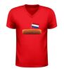 foto 4 V-hals kroket t-shirt met Hollandse vlag  Hollands design