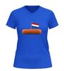 foto 8 V-hals kroket t-shirt met Hollandse vlag  Hollands design