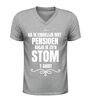 foto 5 V-hals pensioen shirt ga Ik eindelijk met pensioen krijg ik zo’n stom shirt